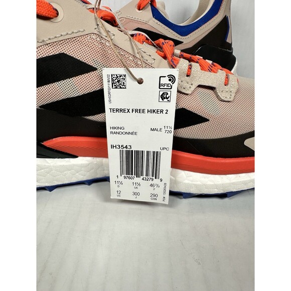 Size 12 Adidas Terrex Free Hiker 2.0 Low Hiking Boost Shoes Men IH3543 NEW - Picture 8 of 8